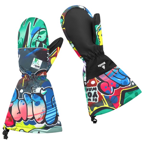 WeeDo - Kid's Cosmo Sprayprint Handschuhe - Handschuhe Gr M bunt