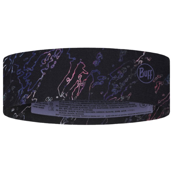 Buff - Coolnet UV Slim Headband - Stirnband Gr One Size blau/schwarz