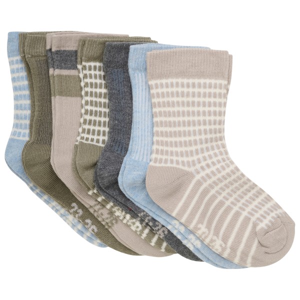 Minymo - Kid's Socks with Pattern 7-Pack - Multifunktionssocken Gr 15-18 grau