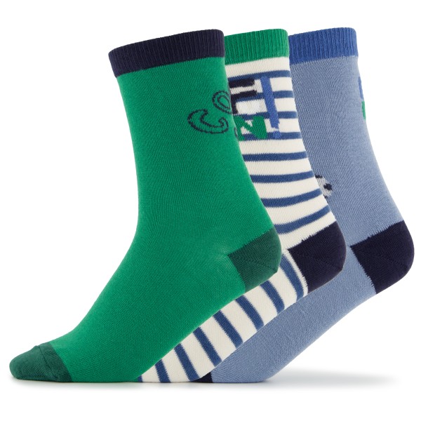 LIEWOOD - Kid's Silas Socks 3-Pack - Multifunktionssocken Gr 25-28 grün