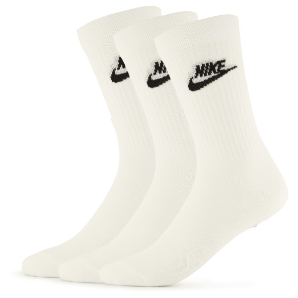 Nike - Sportswear Everyday Essential Crew Socks 3-Pack - Multifunktionssocken Gr 34-38 - EU: 34-38;38-42 - EU: 38-42;46-50 - EU: 46-50 grau/weiß