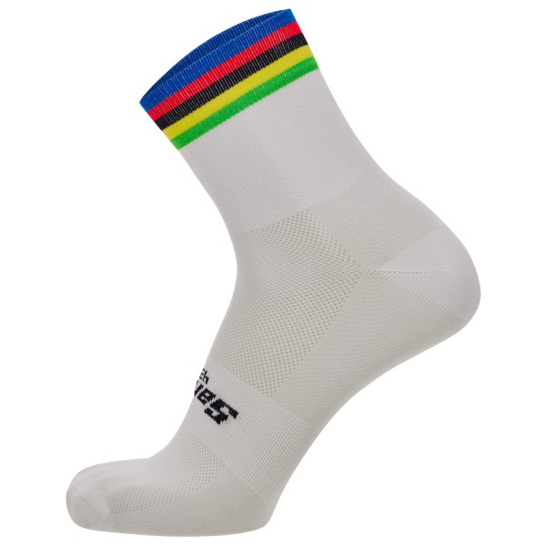Santini - UCI Official World Champion Cycling Socks - Velosocken Gr 36-39 grau
