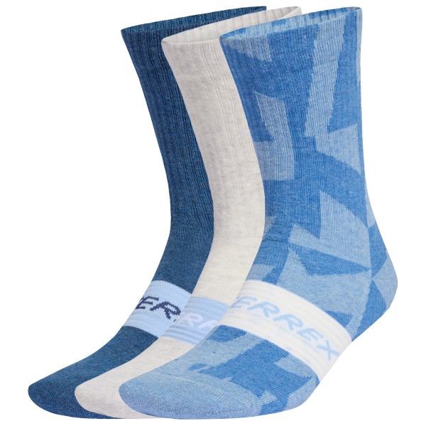 adidas Terrex - TRX MT Sock 3-Pack - Multifunktionssocken Gr 46-48 blau