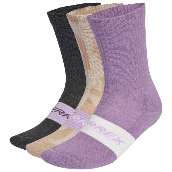 adidas Terrex - TRX MT Sock 3-Pack - Multifunktionssocken Gr 40-42 rosa