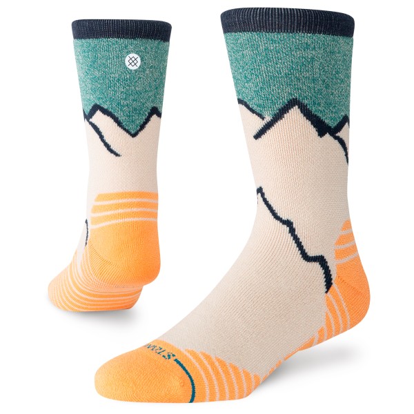 Stance - Peaking Hike Crew - Wandersocken Gr 43-47 bunt