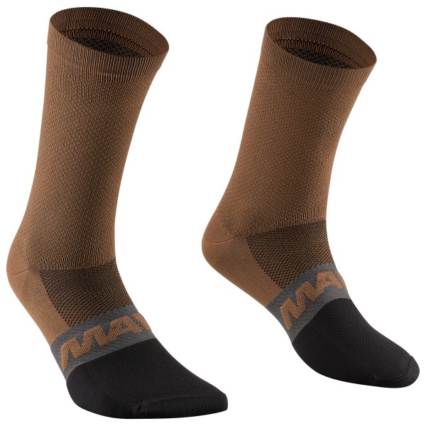 Mavic - Essential Mid Socks - Velosocken Gr 35-38;39-42;43-46 braun;grau;grau/beige