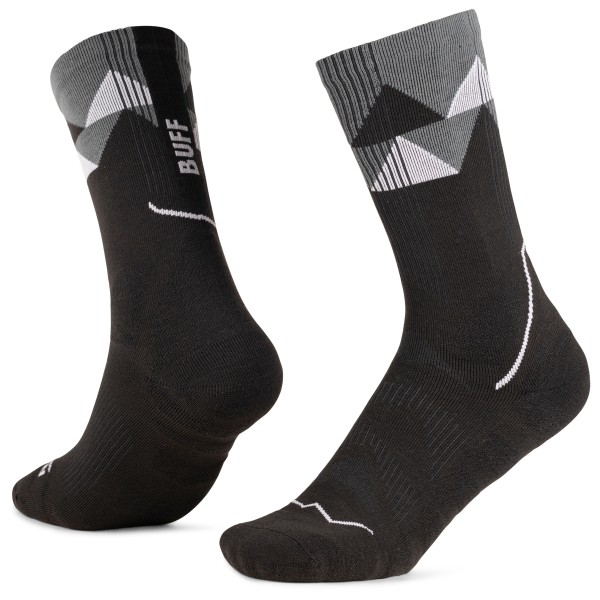 Buff - Thermonet Crew - Wandersocken Gr 39-41 schwarz