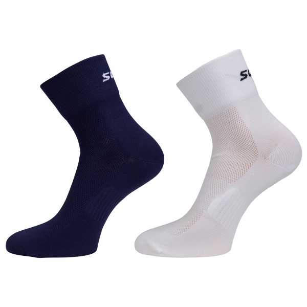 Swix - Active Sock 2-Pack - Laufsocken Gr 37-39;40-42;43-45;46-48 grau/blau