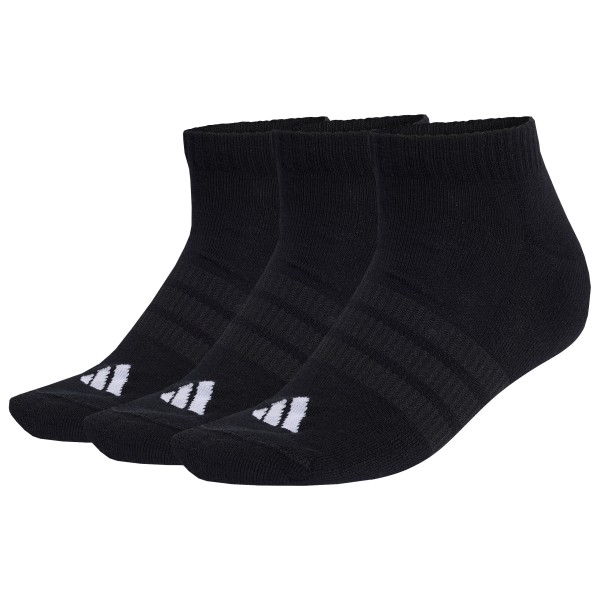 adidas - Cushioned Essential Low Cut 3-Pack - Multifunktionssocken Gr 37-39 schwarz