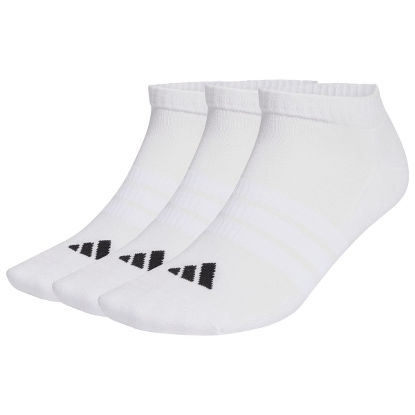 adidas - Cushioned Essential Low Cut 3-Pack - Multifunktionssocken Gr 46-48 weiß