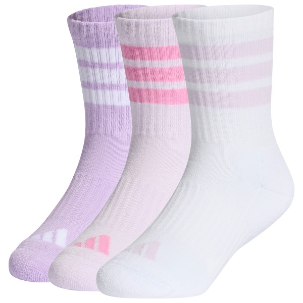 adidas - Kid's 3-Stripes Concept Crew 3-Pack - Multifunktionssocken Gr 19-21;22-24;25-27;28-30;31-33;34-36 blau;schwarz;weiß;weiß/blau;weiß/grau
