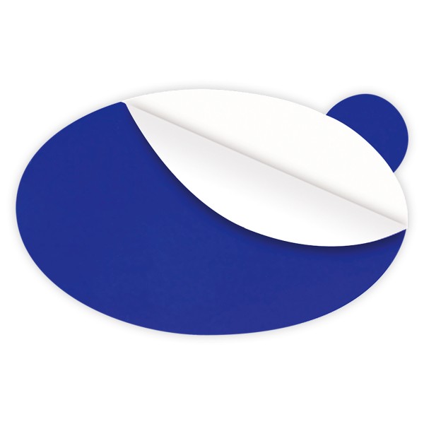 Blasenstopper - Ovale Stopper für Zehen/Fusskante blau