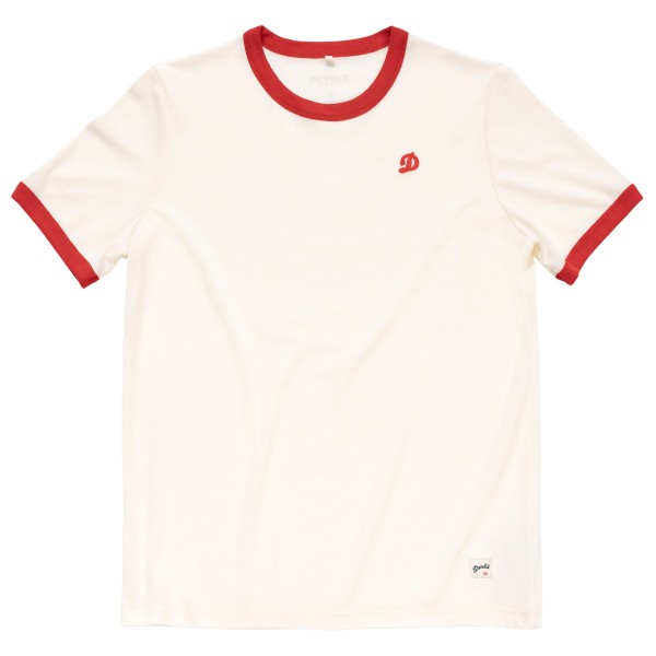 Devold - Archive Ringer Tee - Merinoshirt Gr L;M;S;XXL blau/ chilli