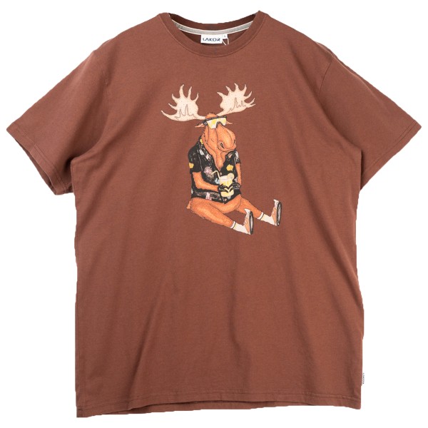 LAKOR - Booze Moose T-Shirt - T-Shirt Gr L;M;S;XL braun