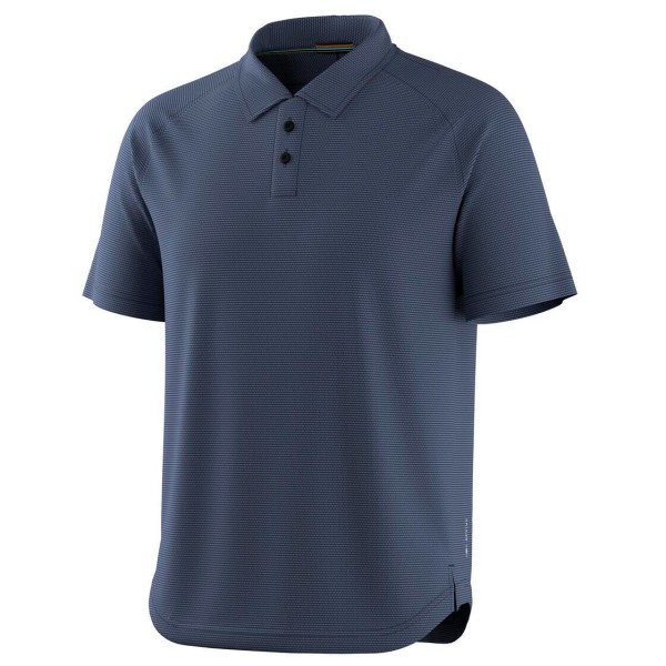 Smartwool - Active Mesh Polo - Merinoshirt Gr S blau