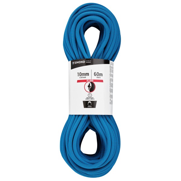 SIMOND - Rope Klimb 10.0 mm - Einfachseil Gr 60 m;70 m blau