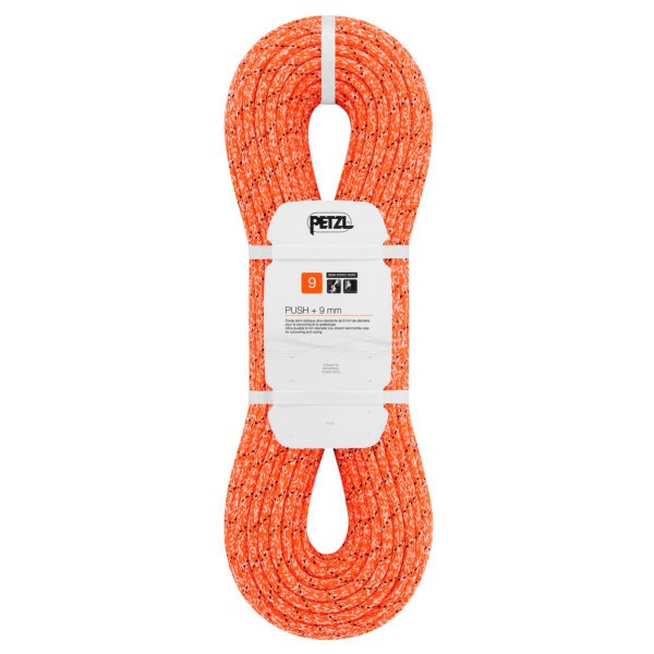 Petzl - Push + 9 - Statikseil Gr 200 m;40 m;60 m bunt