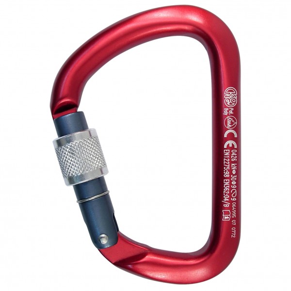 Kong - X-Large Alu Screw - Schraubkarabiner rot