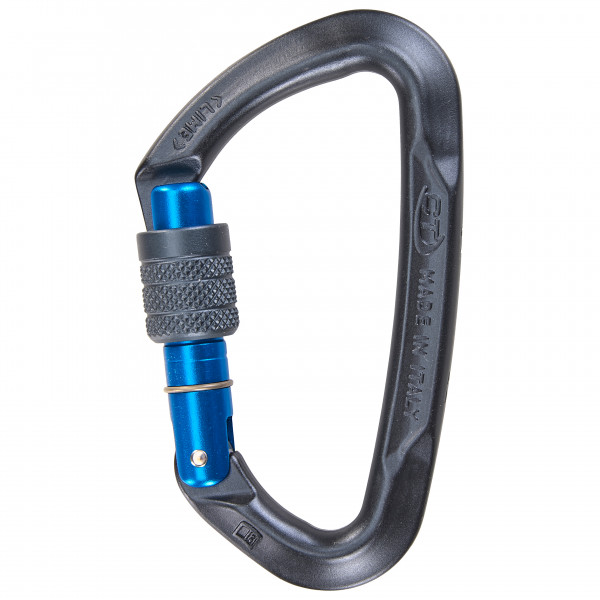 Climbing Technology - Lime SG - Schraubkarabiner grau/blau