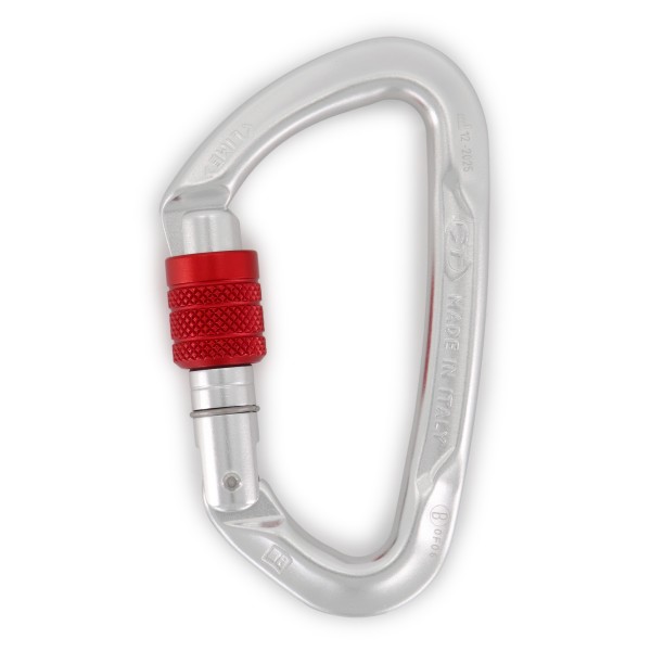 Climbing Technology - Lime SG - Schraubkarabiner grau