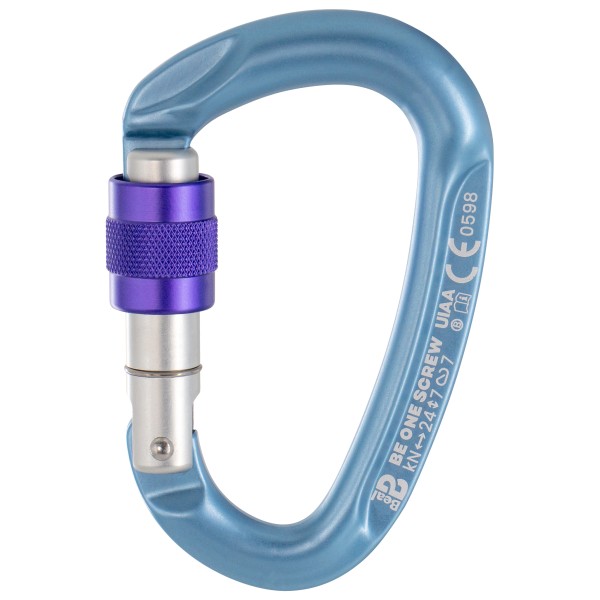 Beal - Be One Screw - Schraubkarabiner blau