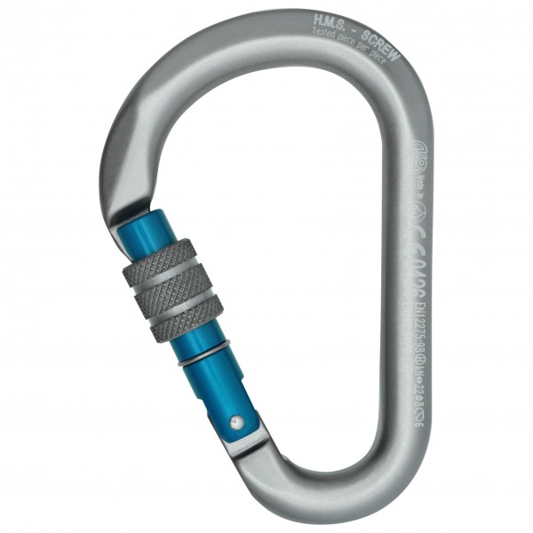 Kong - HMS Classic Screw Sleeve - HMS-Karabiner rot