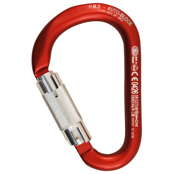 Kong - HMS Classic Autoblock - HMS-Karabiner rot