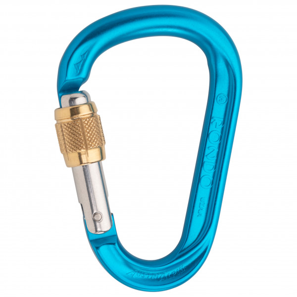 AustriAlpin - HMS Rondo Alu Schrauber 23 kN - HMS-Karabiner blau