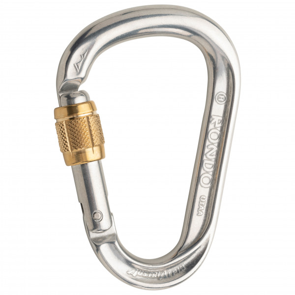 AustriAlpin - HMS Rondo Alu Schrauber 23 kN - HMS-Karabiner blau;rot