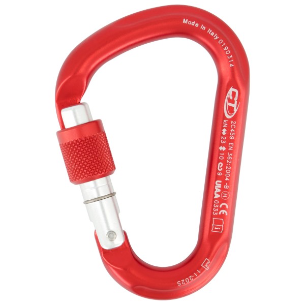 Climbing Technology - Snappy SG - HMS-Karabiner rot