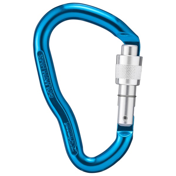 SIMOND - Carabiner Goliath Screw - HMS-Karabiner blau;grau