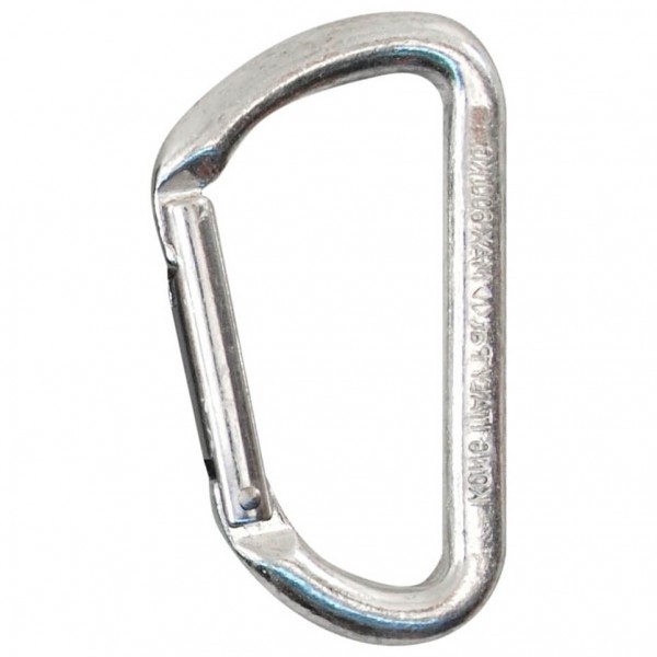 Kong - Mini D - Materialkarabiner grau