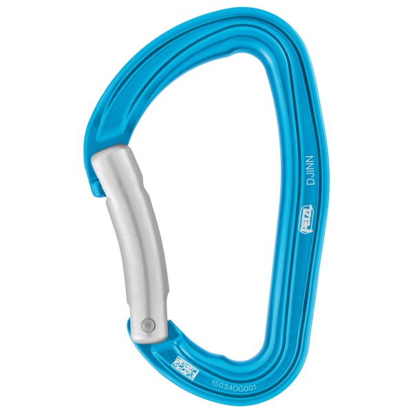 Petzl - Djinn Bent Gate - Schnappkarabiner blau