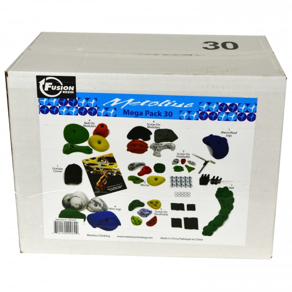 Metolius - Mega Pack 30 - Klettergriffe Gr 30 Holds weiß
