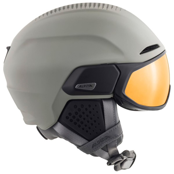 Alpina - Alto Q-Lite Mirror - Skihelm Gr 51-55 cm grau