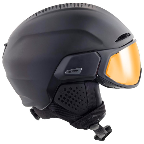 Alpina - Alto Q-Lite Mirror - Skihelm Gr 51-55 cm grau