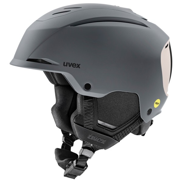Uvex - Resolution Mips - Skihelm Gr 52-55 cm;59-61 cm grau;schwarz/grau