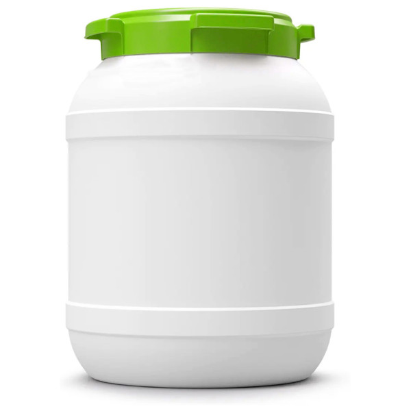 Basic Nature - Weithalstonne ECO Rund - Schutzbox Gr 26 l weiß