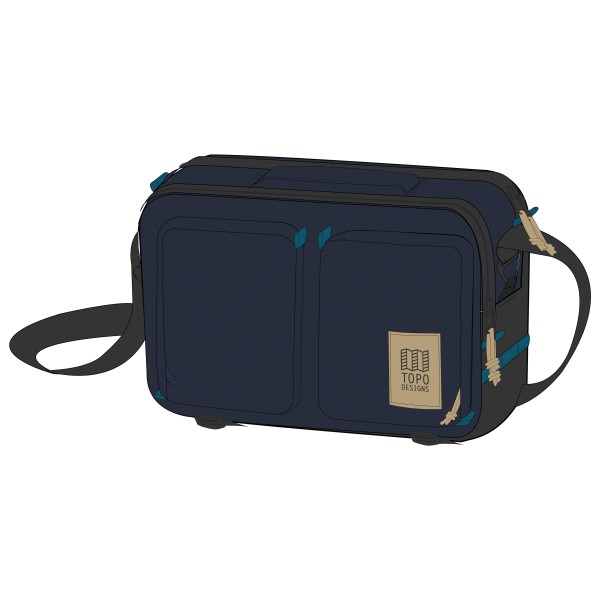 Topo Designs - Global Briefcase - Reisetasche Gr 14 l blau