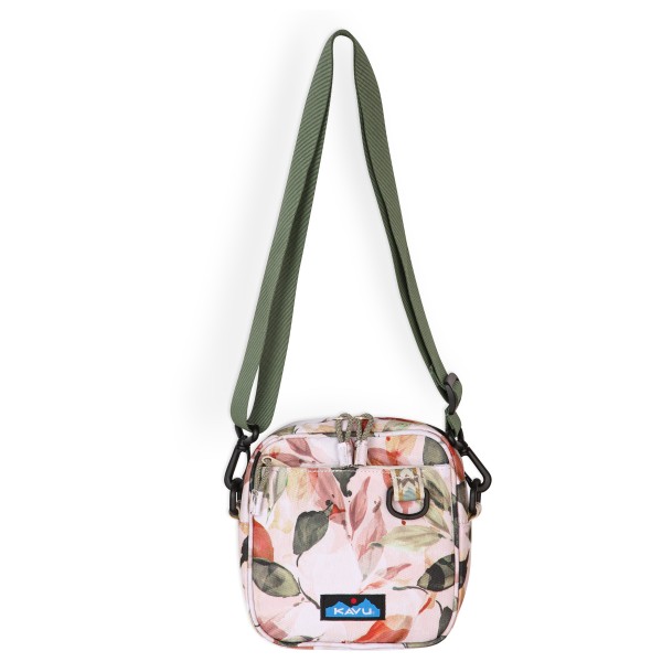 KAVU - Globetrot - Umhängetasche Gr 1 l grau;weiß;weiß/grau