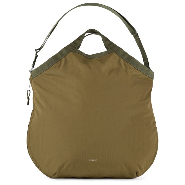 Sandqvist - Grid Tote Bag - Umhängetasche Gr 37 l oliv