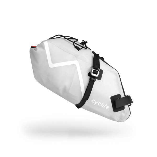Cyclite - Saddle Bag Small / 02 - Velotasche Gr 6 l grau;weiß/grau