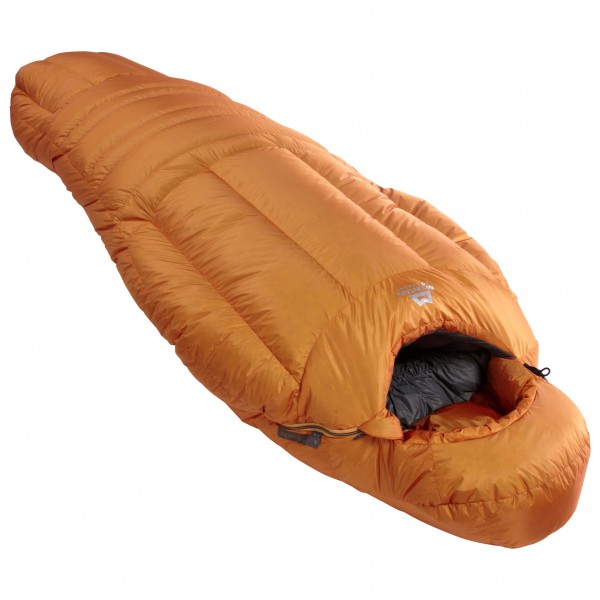 Mountain Equipment - Snowline - Daunenschlafsack Gr Long - Body Size: 200 cm;Regular - Body Size: 185 cm braun/orange