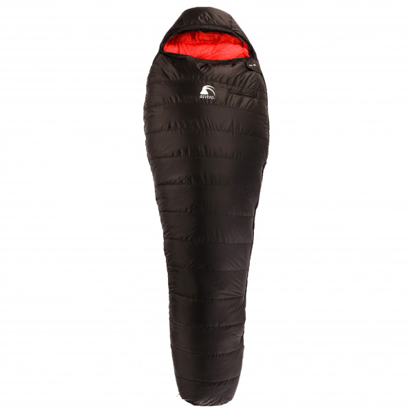 Alvivo - Ibex 500 - Daunenschlafsack Gr 225 cm schwarz/rot