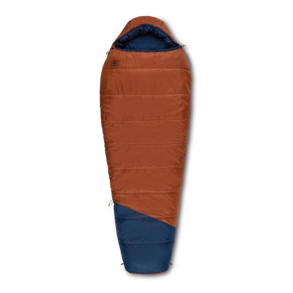 Kelty - Mistral 0 - Kunstfaserschlafsack Gr bis 198 cm (Bodysize) - Long gingerbread /blau