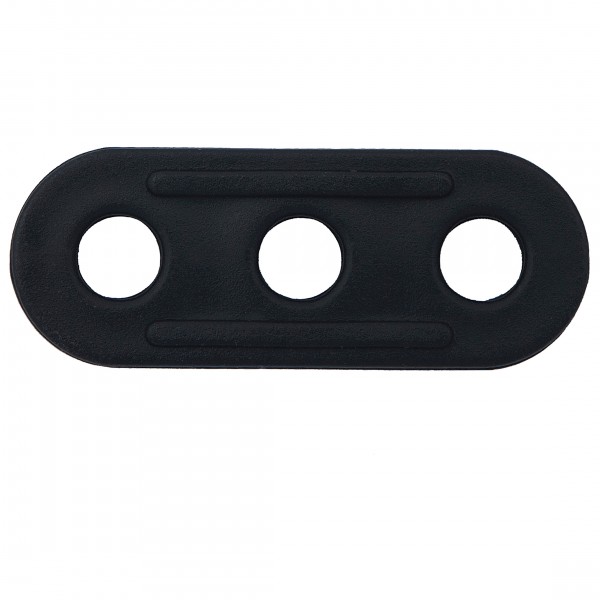 Basic Nature - Zeltleinenspanner Gr 38 x 13 x 2,5 mm schwarz