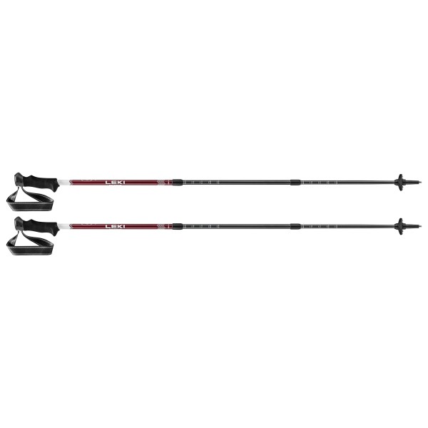 Leki - Trail Lite - Trekkingstöcke Gr 100-135 cm tamarillo /weiß
