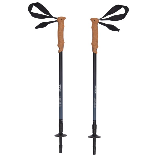 Stoic - AllTrailSt. - Trekkingstöcke Gr 100-140 cm schwarz/ cork