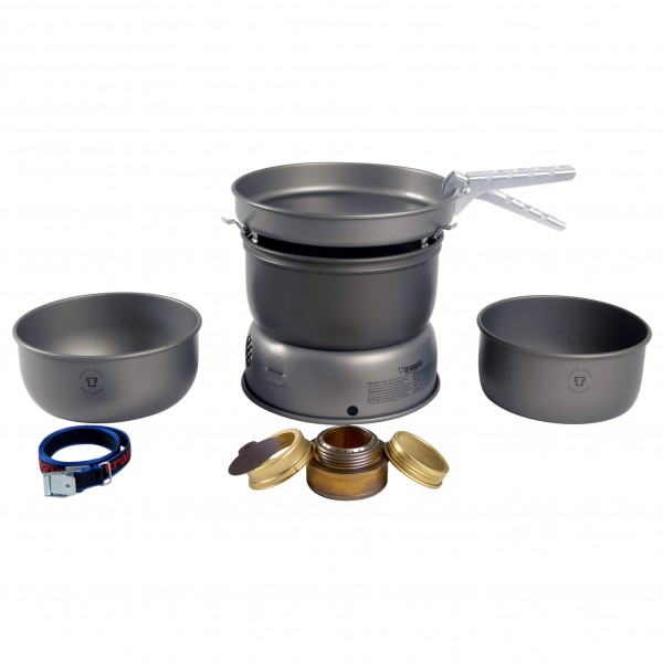 Trangia - 25-1 Spiritus Sturmkocher - Spirituskocher grau