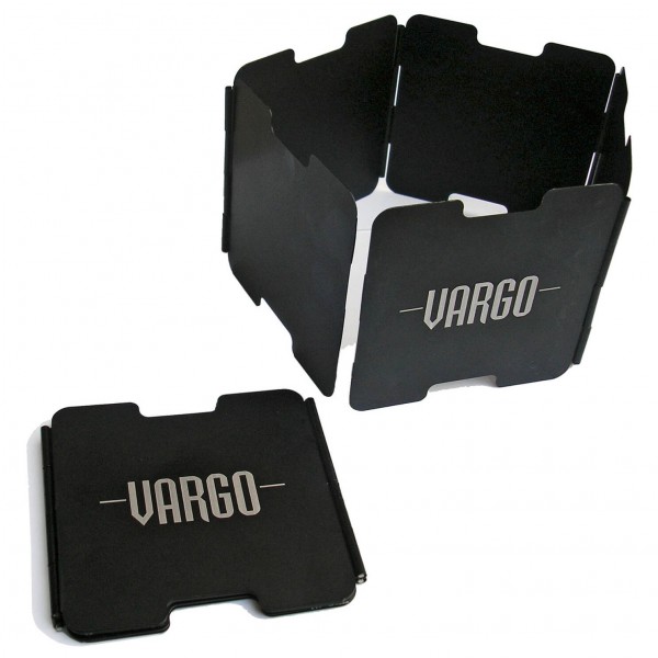 Vargo - Aluminium Windschutz - Windschutz schwarz